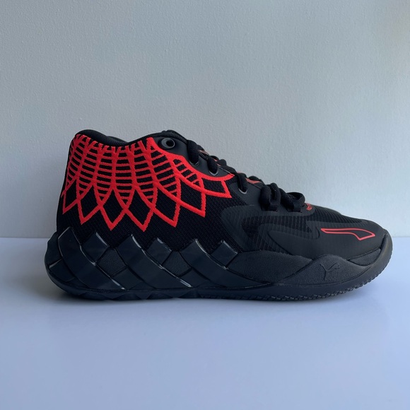 Puma LaMelo Ball MB.01 Black Red Blast - Picture 4 of 10
